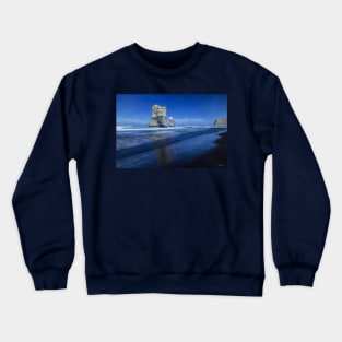 Gog and Magog from the Gibson Steps, Port Campbell National Park, Victoria, Australia. Crewneck Sweatshirt